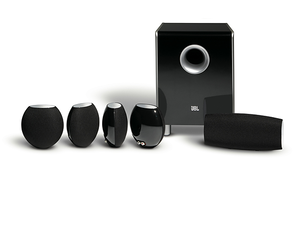 CINEMA SOUND CS 480 - Black - Complete 6-Piece Home Cinema Speaker Package (CINEMA SOUND CS80 SUB,CINEMA SOUND CS400 SAT) - Hero